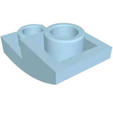 Brick Curved Inverted 2 x 1