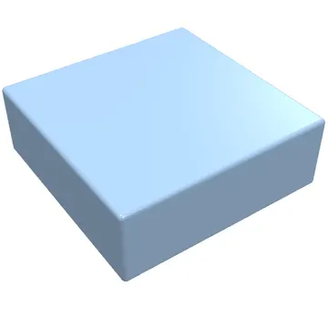 Tile 1 x 1 with Groove