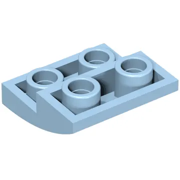 Brick Curved Inverted 2 x 2 x 2/3