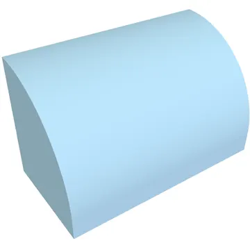 Brick Curved 1 x 2 x 1 No Studs