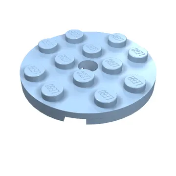 Plate Round 4 x 4 with Pin Hole