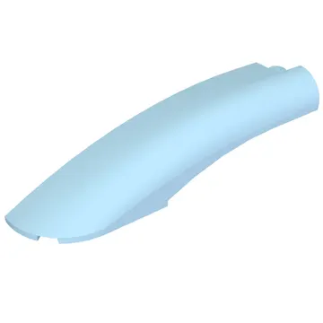 Brick Round, Curved 10 x 2 x 2 with Rounded End Left