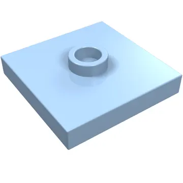 Plate Special 2 x 2 with Groove and Center Stud (Jumper)