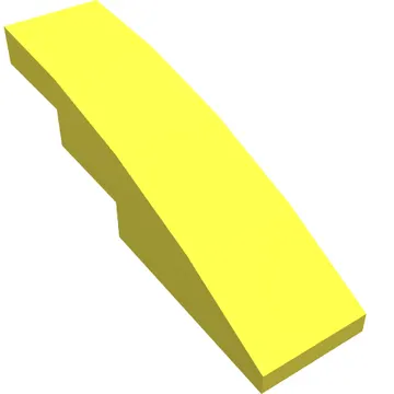 Brick Curved 4 x 1 No Studs [Stud Holder with Symmetric Ridges]