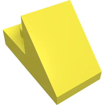 Brick Sloped 45° 2 x 1 with 2/3 Cutout [New Version]