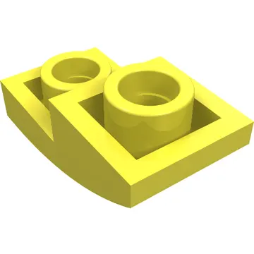 Brick Curved Inverted 2 x 1