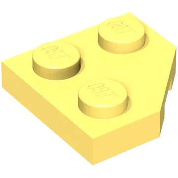 Wedge Plate 2 x 2 Cut Corner
