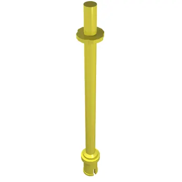 Bar 8L - Two Stop Rings / One Pin, Technic Figure Ski Pole [Flat End]
