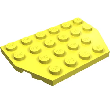 Wedge Plate 4 x 6 Cut Corners