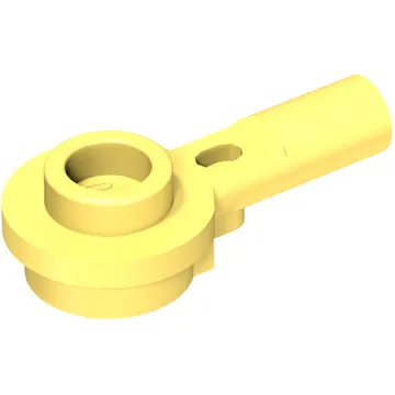 Plate Round 1 x 1 with Hollow Stud and Horizontal Bar 1L