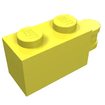 Brick Special 1 x 2 with Vertical Closed Handle on Edge