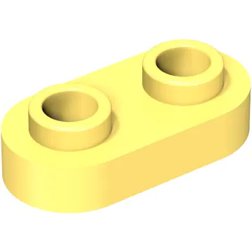 Plate Special 1 x 2 Rounded with 2 Open Studs