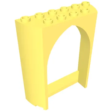 Panel 2 x 6 x 6 with Gothic Arch