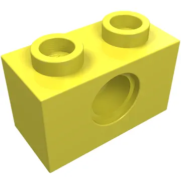 Technic Brick 1 x 2 [1 Pin Hole]