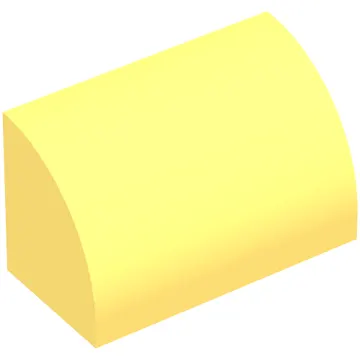 Brick Curved 1 x 2 x 1 No Studs