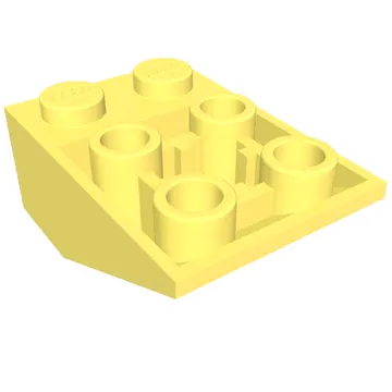 Brick Sloped Inverted 33° 3 x 2, Connections between Studs, Ovoid Bottom Pin