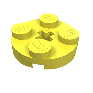 Plate Round 2 x 2 with Axle Hole Type 1 (+ Opening)