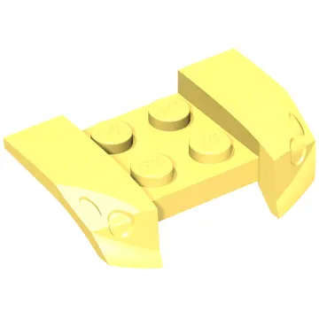 Mudguard 2 x 4 with Molded Headlights