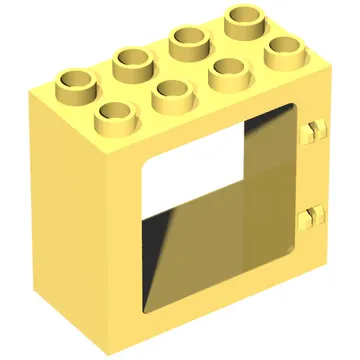 Duplo Door / Window Frame Flat Front Surface, Completely Open Back
