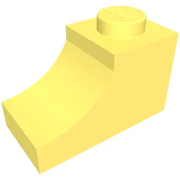 Brick Curved 2 x 1 with Inverted Cutout