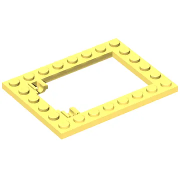 Plate Special 6 x 8 Trap Door Frame Horizontal [Long Pin Holders]