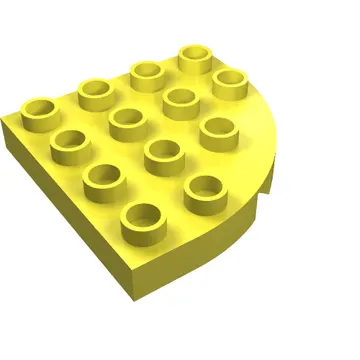 Duplo Plate Round Corner 4 x 4