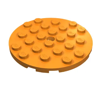 Plate Round 6 x 6 with Hole