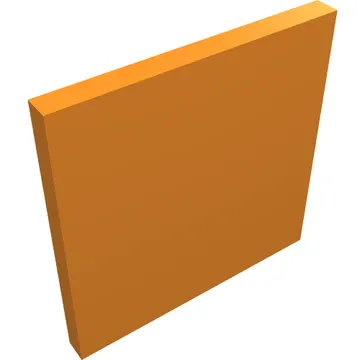 Road Sign Clip-on 2 x 2 Square [Thick Open O Clip]