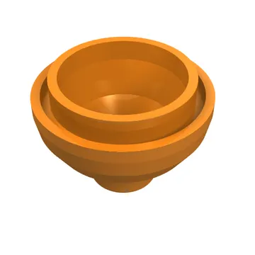 Brick Round 2 x 2 Dome Bottom [Open Stud]