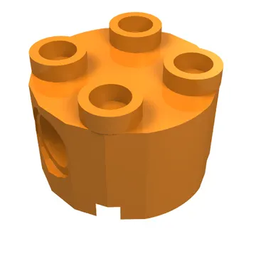 Brick Round 2 x 2, Pin Holes