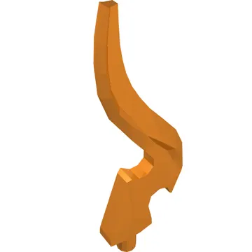 Wave / Flame Rounded Single with Pin