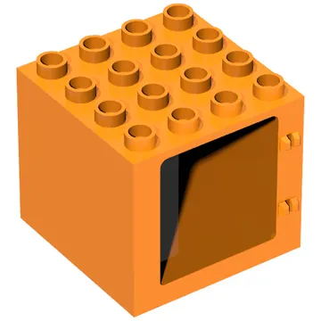 Duplo Door / Window Frame 4 x 4 x 3 with Thin Top