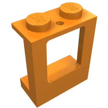 Window 1 x 2 x 2 Plane, Solid Studs