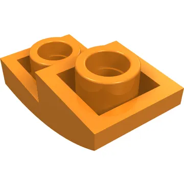 Brick Curved Inverted 2 x 1