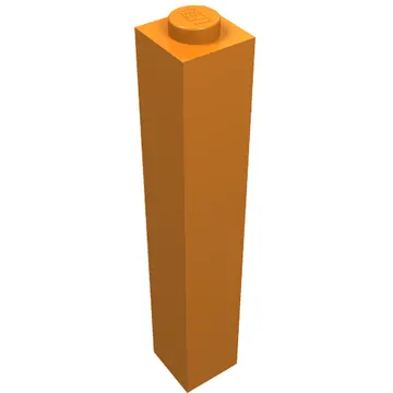 Brick 1 x 1 x 5 with Solid Stud