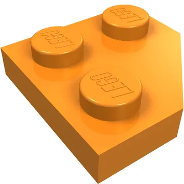Wedge Plate 2 x 2 Cut Corner