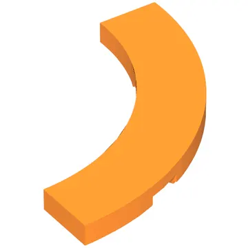 Tile 4 x 4 Curved, Macaroni