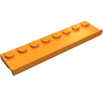 Plate Special 2 x 8 with Door Rail