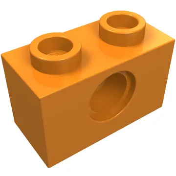 Technic Brick 1 x 2 [1 Pin Hole]