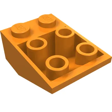 Brick Sloped Inverted 33° 3 x 2, No Connections between Studs, Ovoid Bottom Pin
