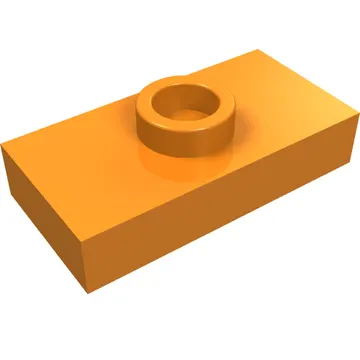 Plate Special 1 x 2 with 1 Stud without Groove (Jumper)