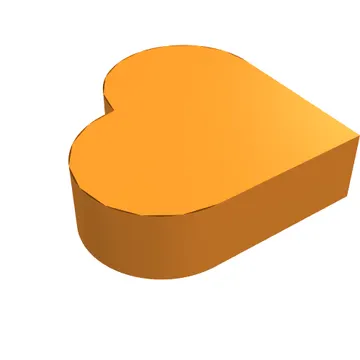 Tile 1 x 1 Heart