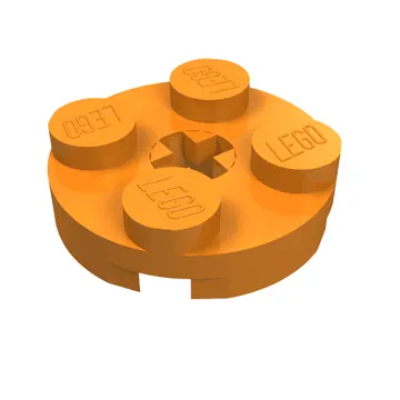 Plate Round 2 x 2 with Axle Hole Type 1 (+ Opening)