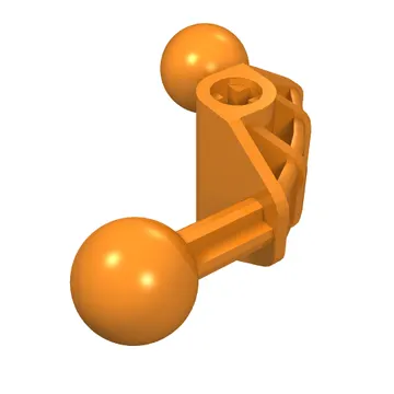 Large Figure Skeletal, Limb, Angular 90°, 4 x 4 x 2 with 2 Ball Joints, and Axle Hole