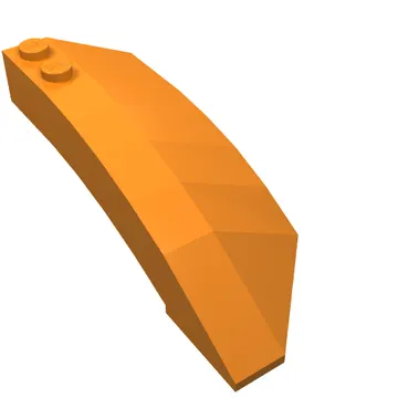 Brick Wedged, Curved 8 x 3 x 2 Open Left