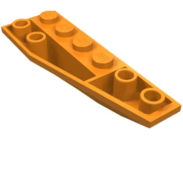 Brick Wedged, Curved Inverted 6 x 2 Right