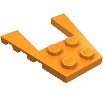 Wedge Plate 4 x 4 with 2 x 2 Cutout