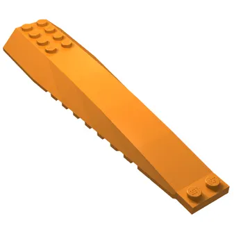 Brick Wedged, Curved 16 x 4 Triple with Inner Ridges