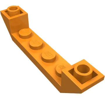 Brick Sloped Inverted 45° 6 x 1 Double with 1 x 4 Recessed