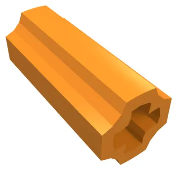 Technic Axle Connector Smooth [with x Hole + Orientation]